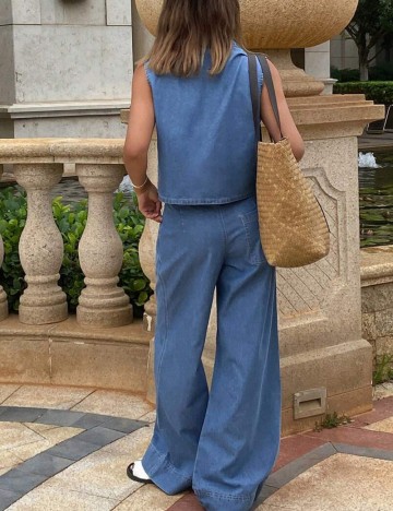 Compleu Shein, albastru