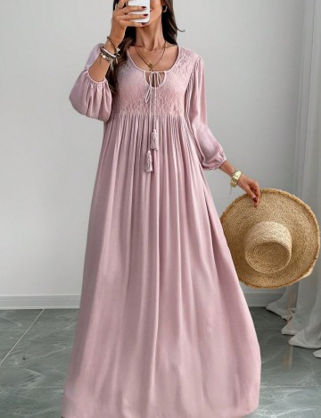 Rochie maxi Shein, roz