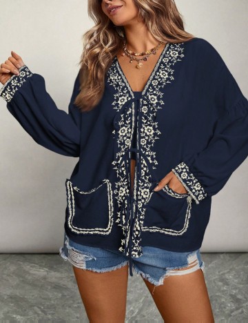 Cămașă Shein Curve+, mix culori