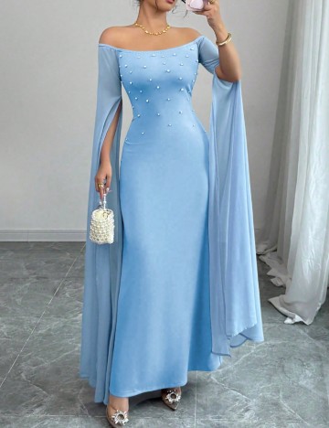 Rochie de ocazie Shein, albastru