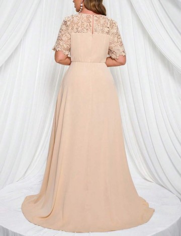 Rochie de ocazie Shein Curve+, bej