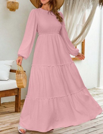 Rochie maxi Shein, roz