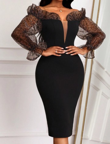 Rochie maxi Shein, negru