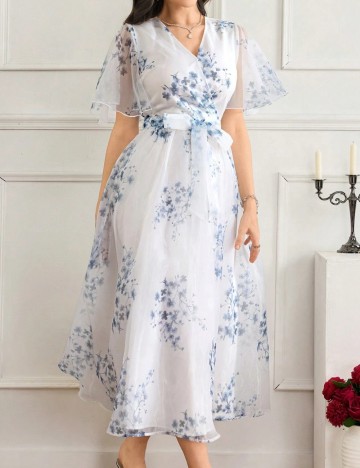 Rochie maxi Shein, alb