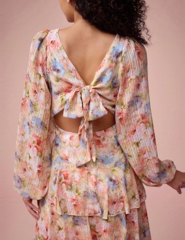 Rochie maxi Shein, mix culori