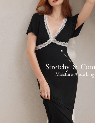 Rochie De Noapte Shein, negru