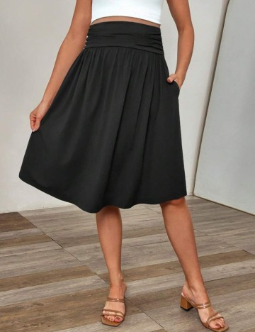 Fustă midi Shein, negru