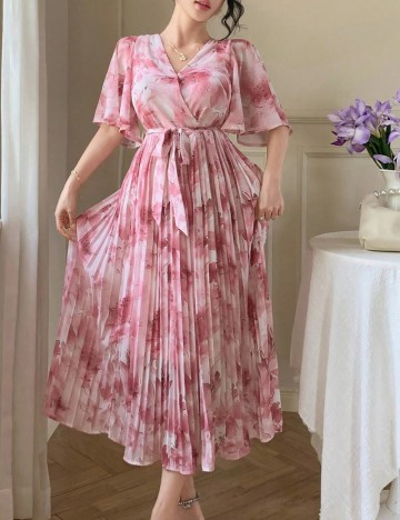 Rochie midi Shein DAZY, roz