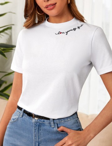 Tricou Shein, alb