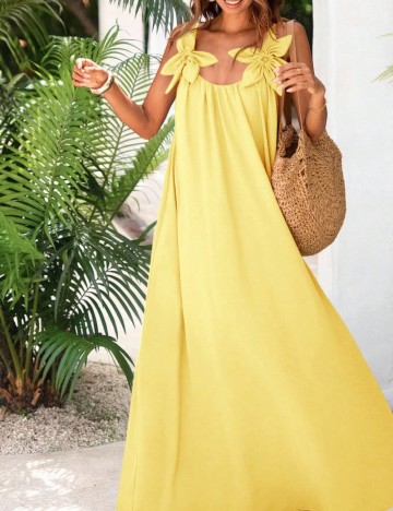 Rochie maxi Shein, galben