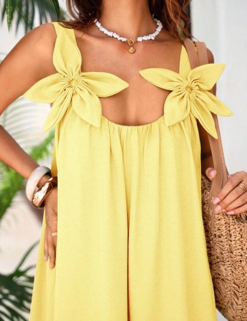 Rochie maxi Shein, galben