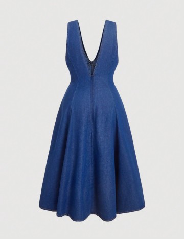 Rochie maxi Shein Curve+, albastru