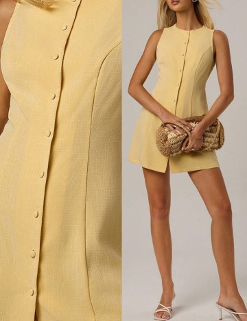 Rochie mini Shein, galben