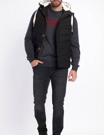 Vestă Lee Cooper, negru