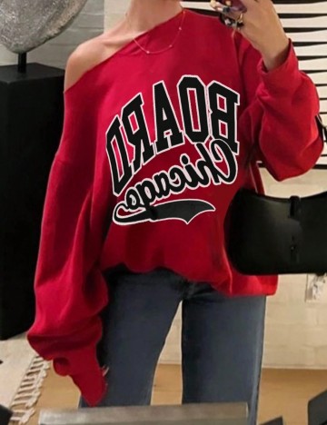 Bluză Shein Curve+, roșu