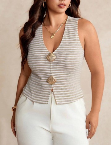 Top Shein Curve+, mix culori