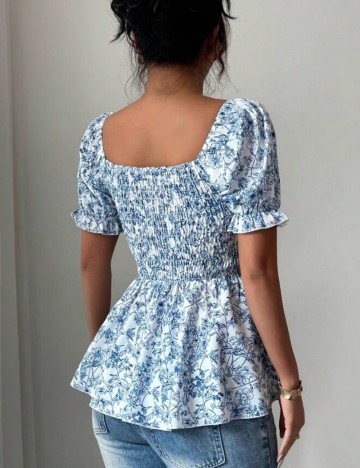 Cămașă cu mânecă scurtă Shein, mix culori