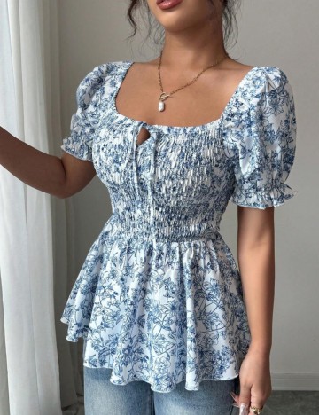 Cămașă cu mânecă scurtă Shein, mix culori