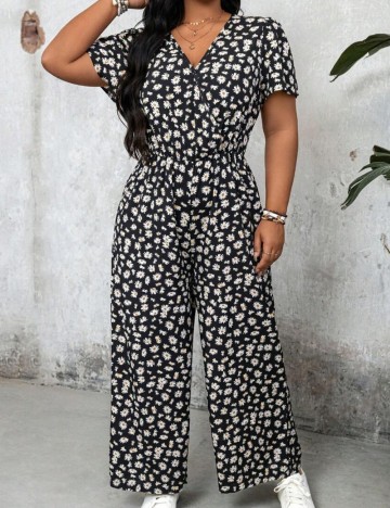 Salopetă lungă Shein Curve+, mix culori