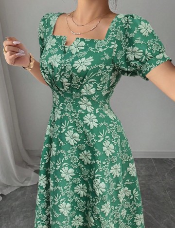 Rochie midi Shein, verde