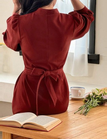 Rochie midi Shein DAZY, vișiniu