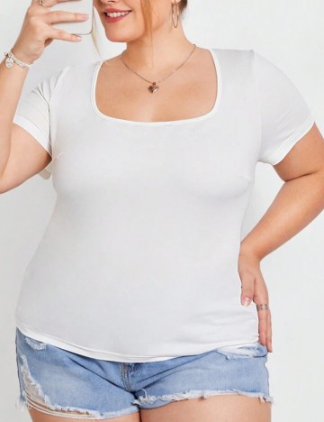 Set Tricouri Shein Curve+, mix culori