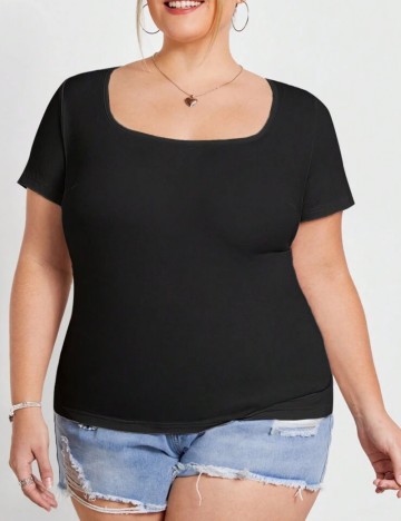 Set Tricouri Shein Curve+, mix culori