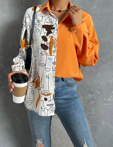 Cămașă Shein, mix culori