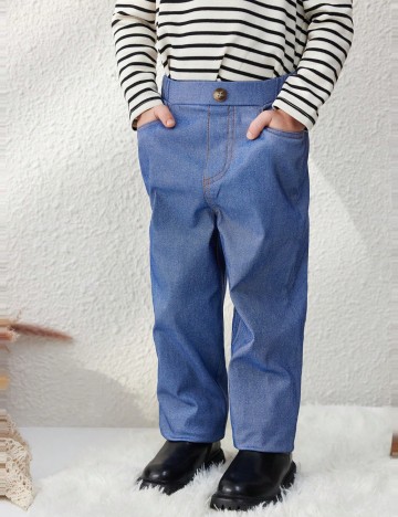 Pantaloni Shein, albastru