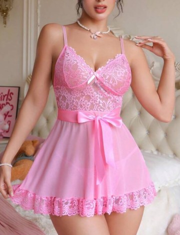 Set Lenjerie intimă Shein, roz
