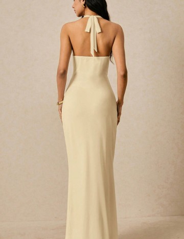 Rochie maxi Shein, crem