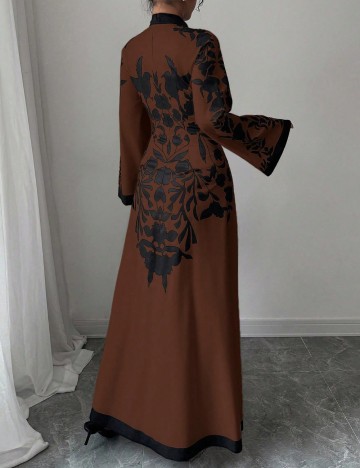 Rochie maxi Shein, mix culori