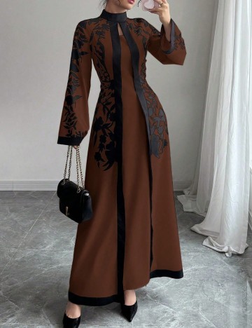 Rochie maxi Shein, mix culori