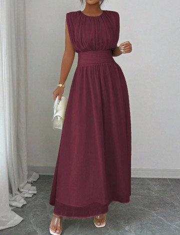 Rochie maxi Shein, vișiniu