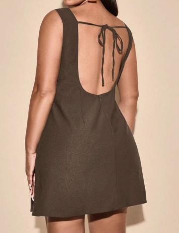 Rochie mini Shein Curve+, maro