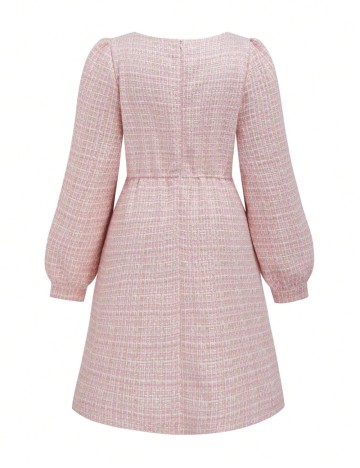 Rochie mini Shein Curve+, roz