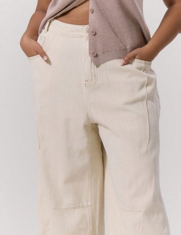 Jeans Shein Curve+, crem