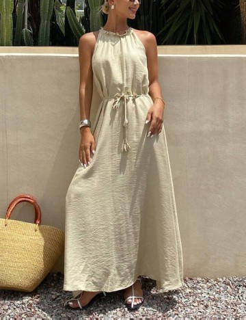 Rochie maxi Shein, bej