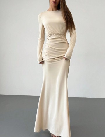 Rochie maxi Shein, bej