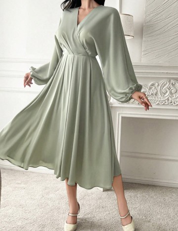 Rochie maxi Shein, verde