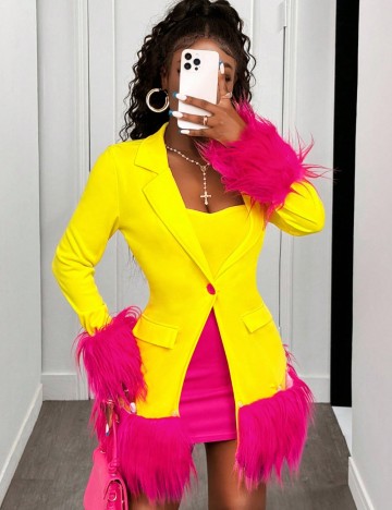 Set rochie și sacou Shein, mix culori