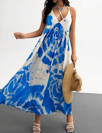 Rochie maxi Shein, mix culori