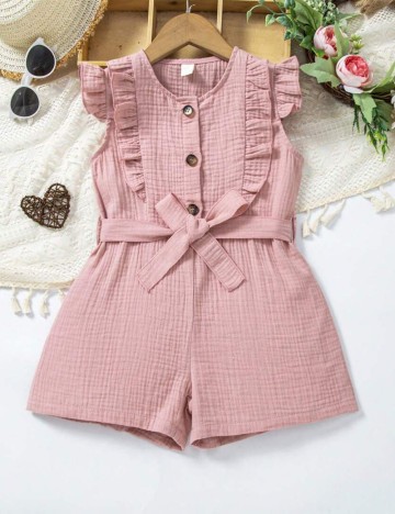 Salopetă scurtă Shein, roz