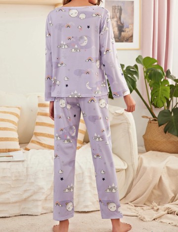 Compleu pijamale Shein, mix culori