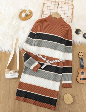 Rochie tricotată Shein, mix culori