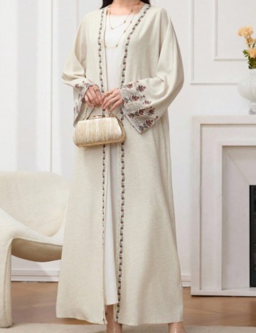 Cardigan lung Shein, bej