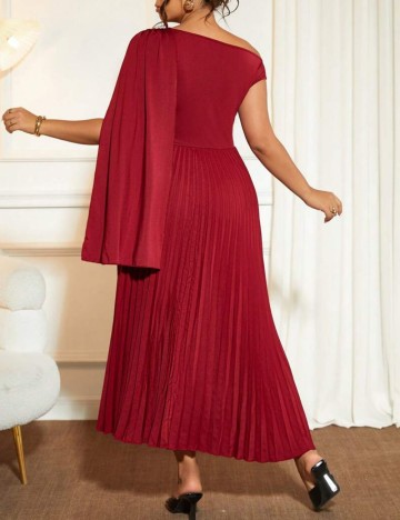 Rochie maxi Shein Curve+, vișiniu