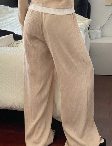 Pantaloni Shein DAZY, bej