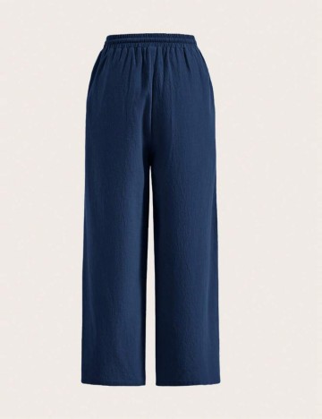 Pantaloni Shein Curve+, bleumarin