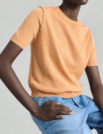 Tricou Shein, portocaliu